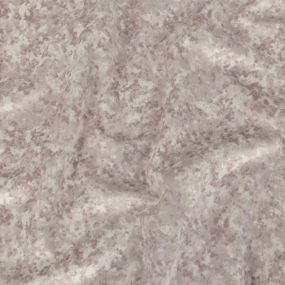 Polyester Knit Microvelvet - Quartz Speckled - British Imported Polyester Knit Microvelvet - Quartz Speckled - British Imported