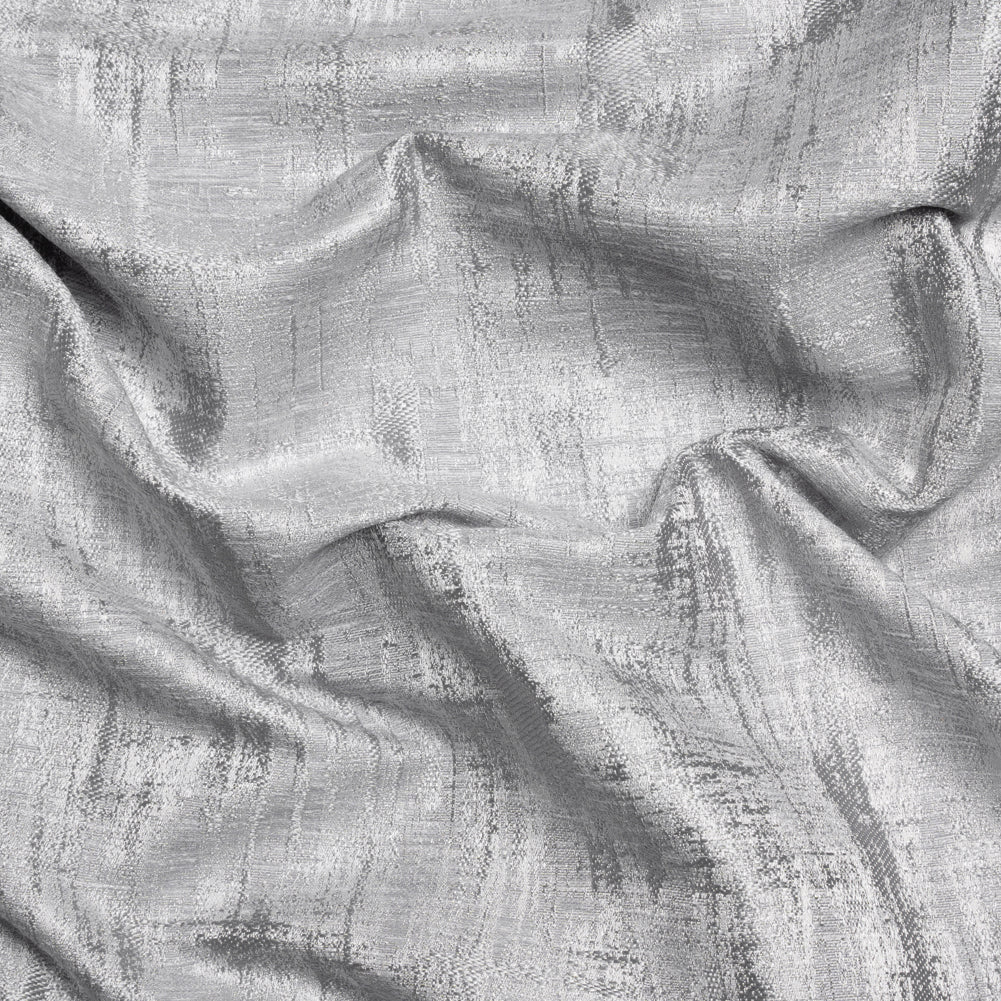 Drapery Jacquard - Dove Distressed Abstract - British Imported Drapery Jacquard - Dove Distressed Abstract - British Imported
