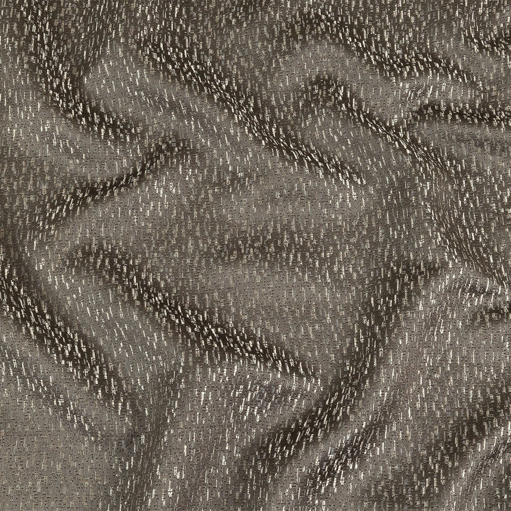 Metallic Drapery Jacquard - Putty Digital Spots - British Imported Metallic Drapery Jacquard - Putty Digital Spots - British Imported