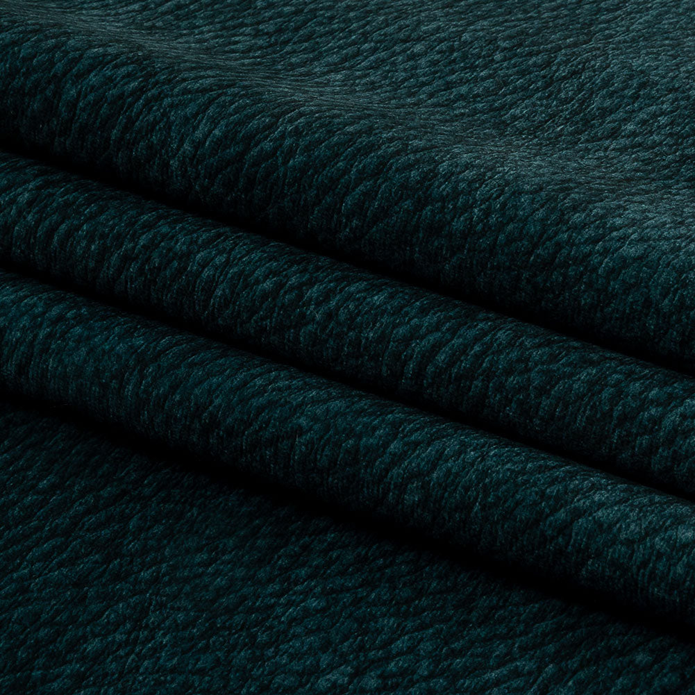 Polyester Microvelvet - Ocean Abstract - British Imported Folded Polyester Microvelvet - Ocean Abstract - British Imported Folded