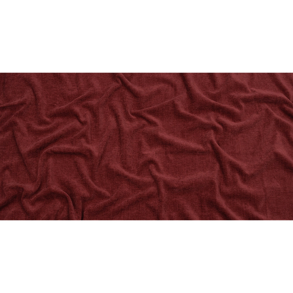 Polyester Upholstery Chenille - Cranberry - British Imported Full Polyester Upholstery Chenille - Cranberry - British Imported Full