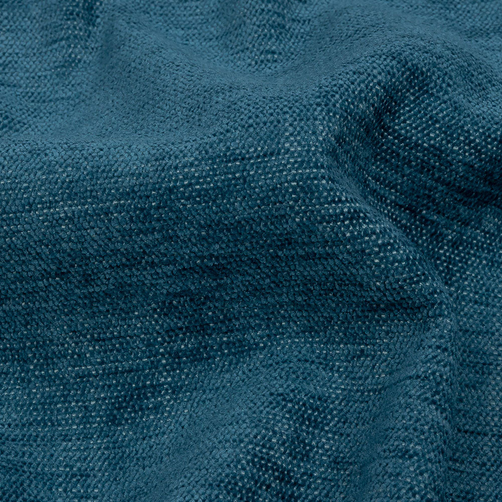 Polyester Upholstery Chenille - Denim - British Imported Detail Polyester Upholstery Chenille - Denim - British Imported Detail