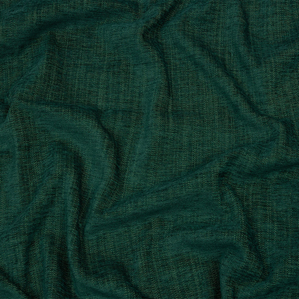Polyester Upholstery Chenille - Emerald - British Imported Polyester Upholstery Chenille - Emerald - British Imported