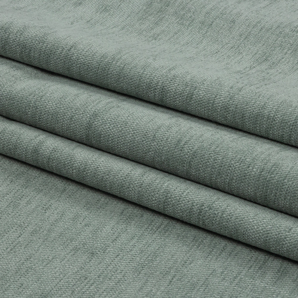 Polyester Upholstery Chenille - Mineral - British Imported Folded Polyester Upholstery Chenille - Mineral - British Imported Folded