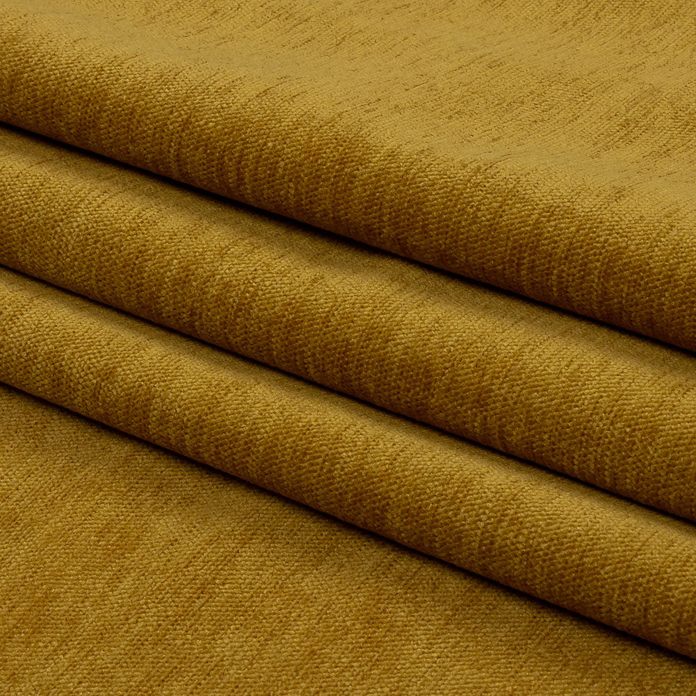 Polyester Upholstery Chenille - Sunflower - British Imported Folded Polyester Upholstery Chenille - Sunflower - British Imported Folded