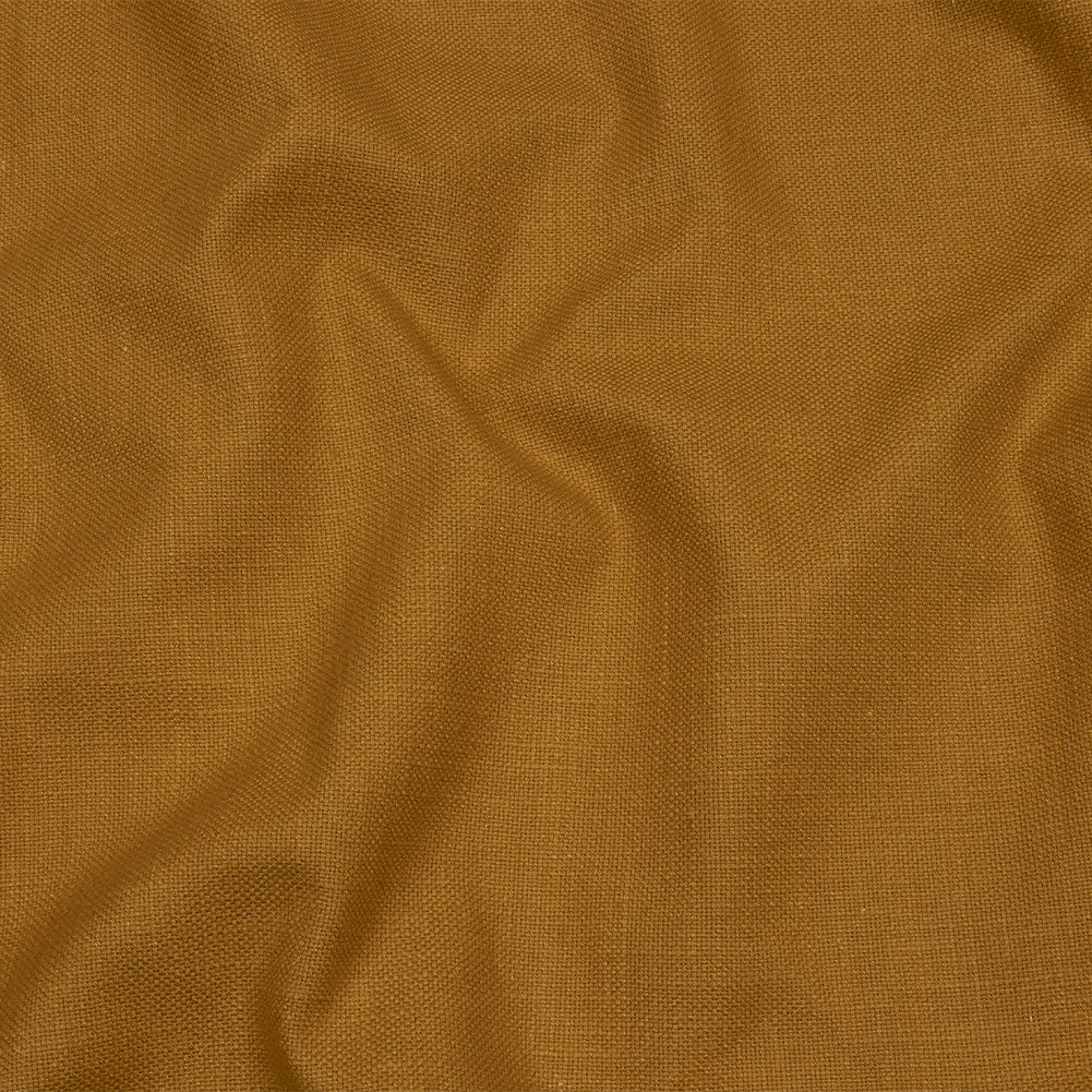 Heavyweight Linen Woven - Ochre - British Imported Heavyweight Linen Woven - Ochre - British Imported