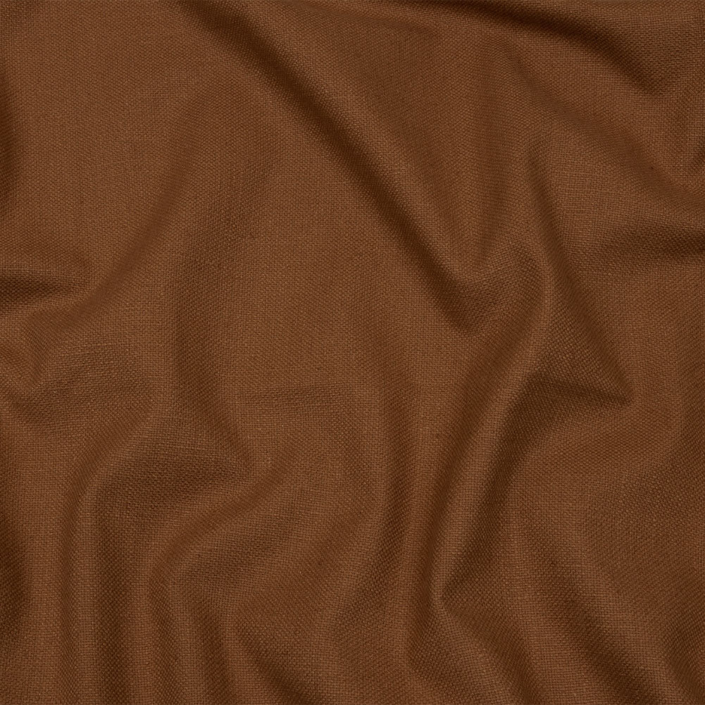 Heavyweight Linen Woven - Rust - British Imported Heavyweight Linen Woven - Rust - British Imported