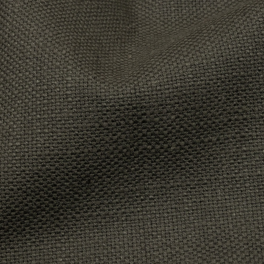 Heavyweight Linen Woven - Slate - British Imported Detail Heavyweight Linen Woven - Slate - British Imported Detail