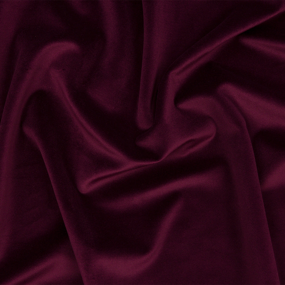 Lush Polyester Drapery Velvet - Damson - British Imported Lush Polyester Drapery Velvet - Damson - British Imported