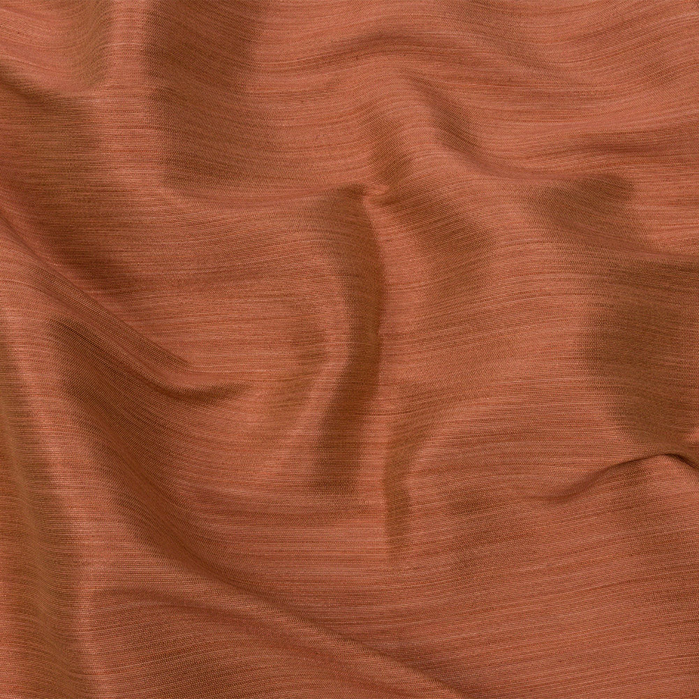 Recycled Polyester Bengaline - Clay Striations - British Imported Recycled Polyester Bengaline - Clay Striations - British Imported