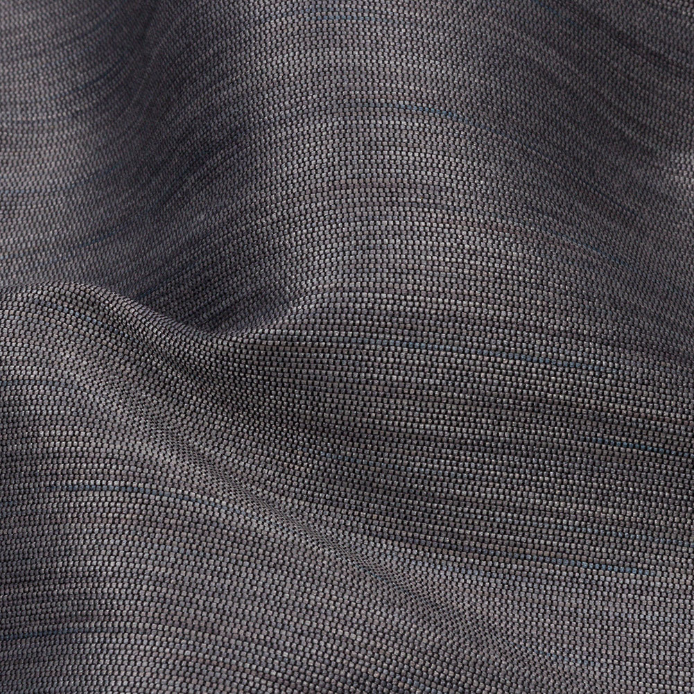 Recycled Polyester Bengaline - Danube Striations - British Imported Detail Recycled Polyester Bengaline - Danube Striations - British Imported Detail
