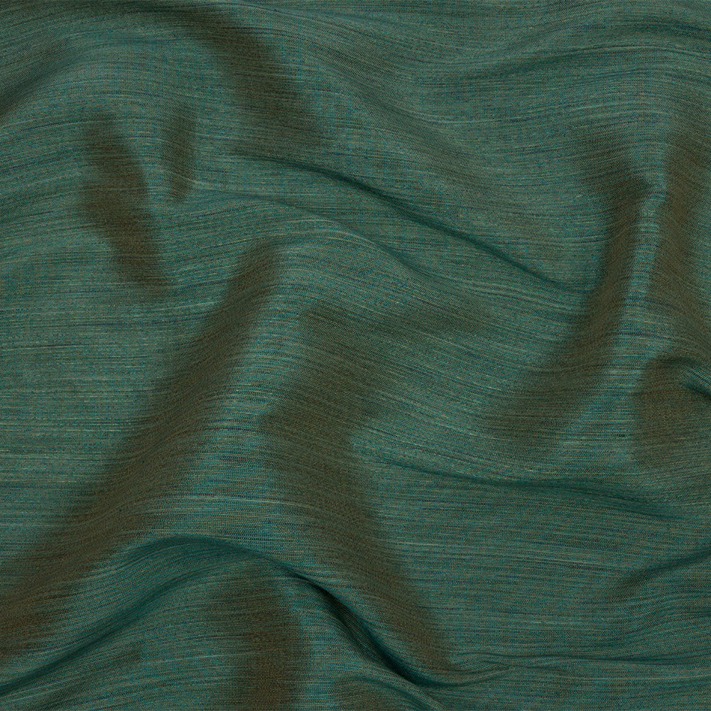 Recycled Polyester Bengaline - Jade Striations - British Imported Recycled Polyester Bengaline - Jade Striations - British Imported