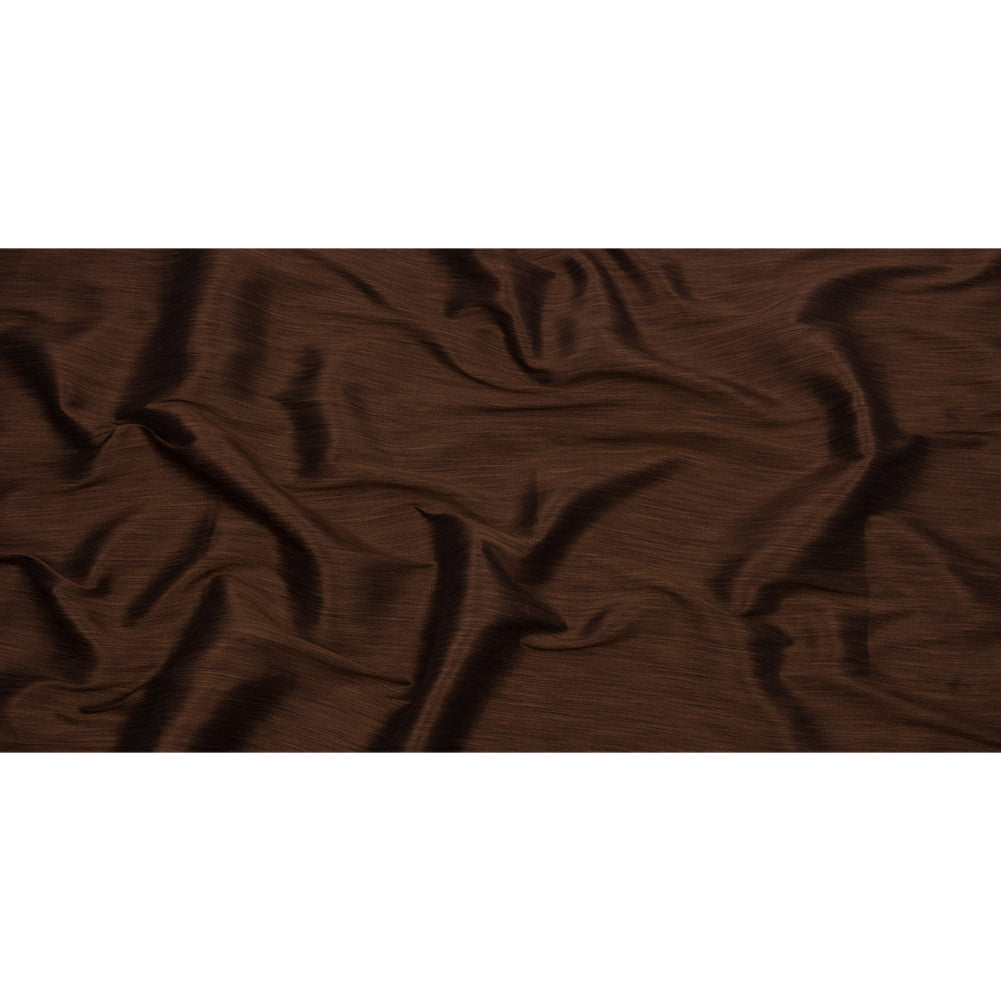Recycled Polyester Bengaline - Praline Striations - British Imported Full Recycled Polyester Bengaline - Praline Striations - British Imported Full