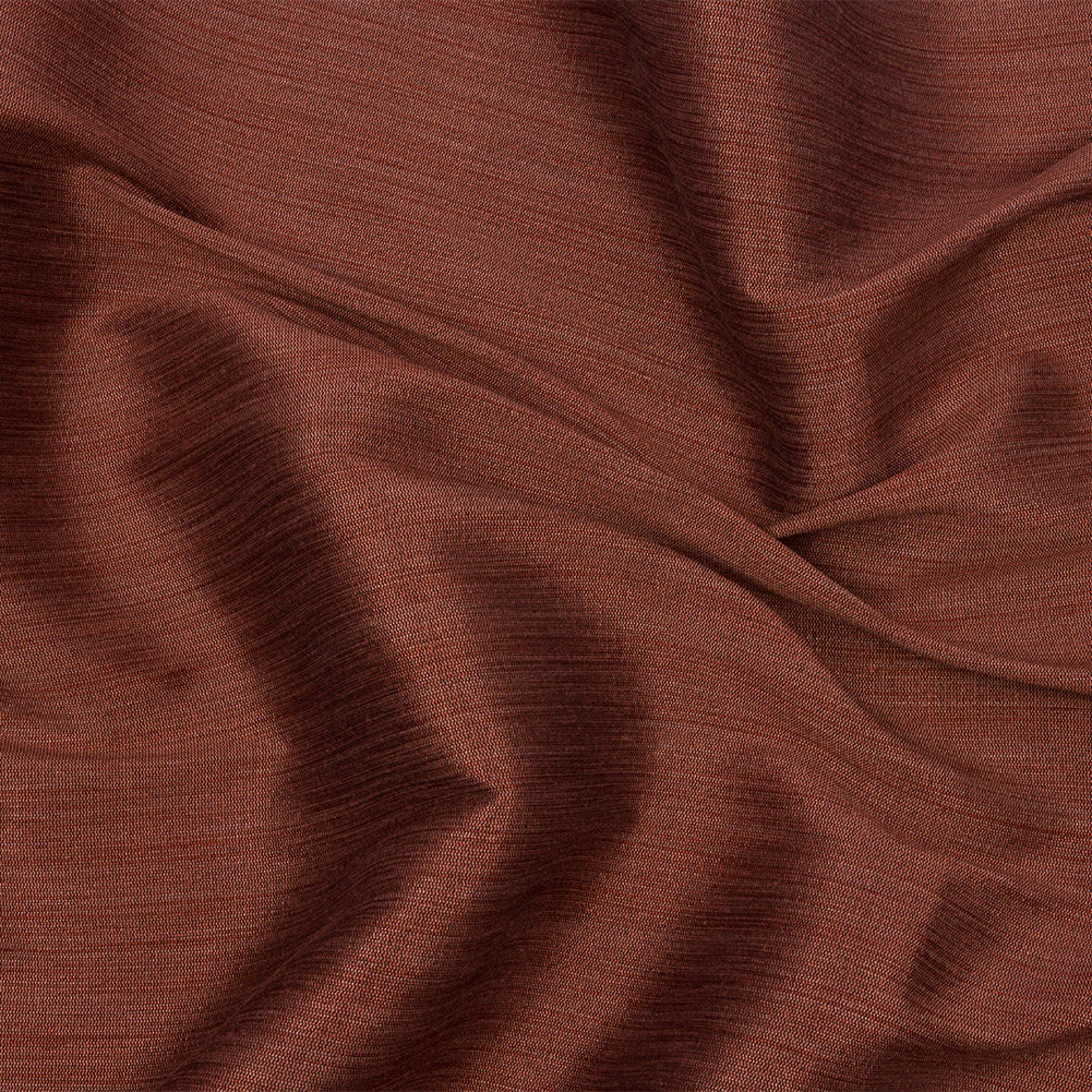 Recycled Polyester Bengaline - Saffron Striations - British Imported Recycled Polyester Bengaline - Saffron Striations - British Imported