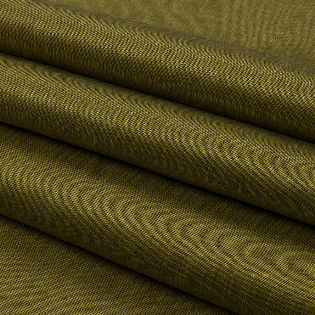 Recycled Polyester Bengaline - Zest Striations - British Imported Folded Recycled Polyester Bengaline - Zest Striations - British Imported Folded