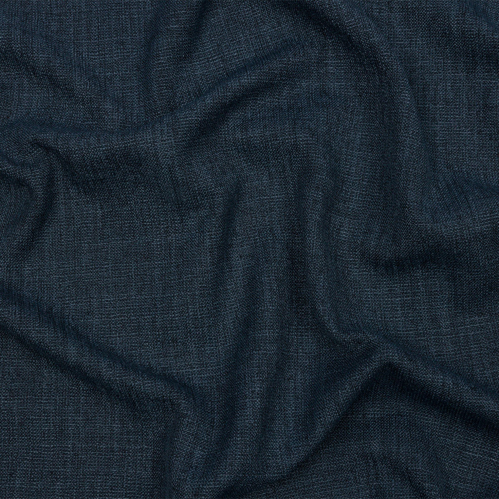 Soft Textured Recycled Polyester Drapery Woven - Ink - British Imported Soft Textured Recycled Polyester Drapery Woven - Ink - British Imported