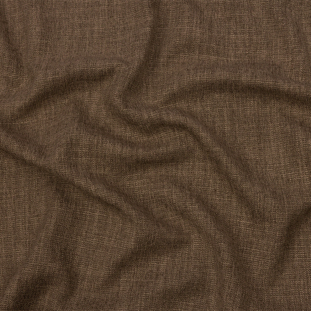 Soft Textured Recycled Polyester Drapery Woven - Otter - British Imported Soft Textured Recycled Polyester Drapery Woven - Otter - British Imported