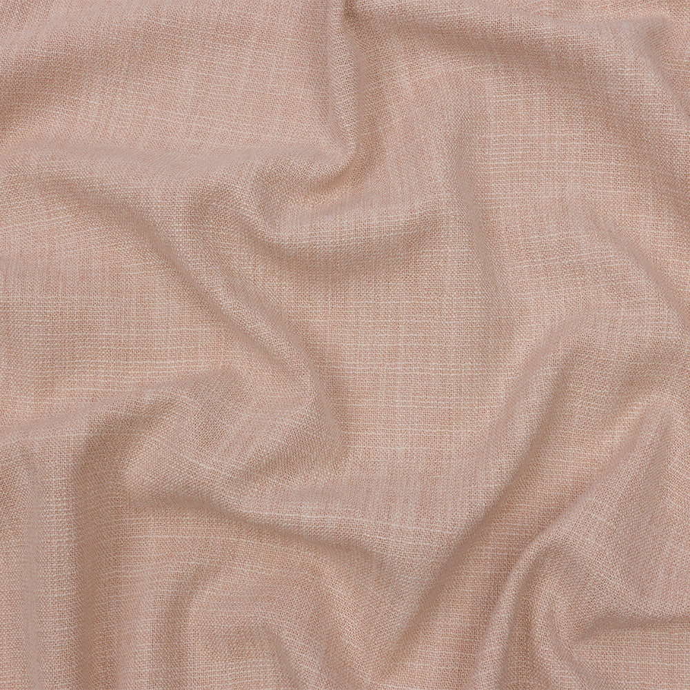 Soft Textured Recycled Polyester Drapery Woven - Shell - British Imported Soft Textured Recycled Polyester Drapery Woven - Shell - British Imported