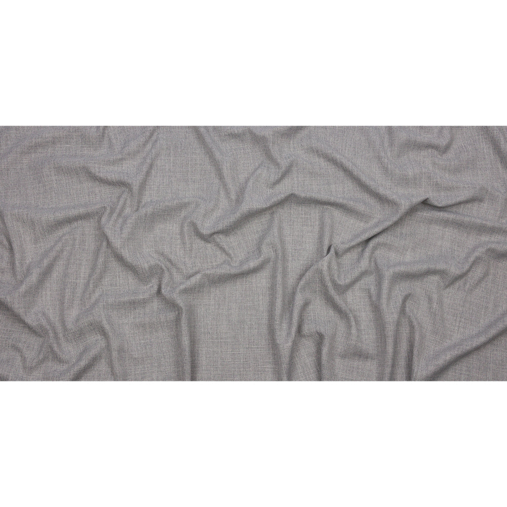 Soft Textured Recycled Polyester Drapery Woven - Silver - British Imported Full Soft Textured Recycled Polyester Drapery Woven - Silver - British Imported Full