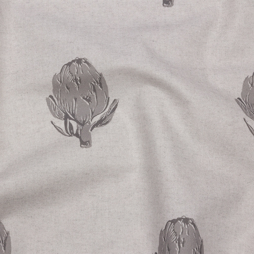 Cotton Canvas Print - Pebble Artichokes - British Imported Cotton Canvas Print - Pebble Artichokes - British Imported