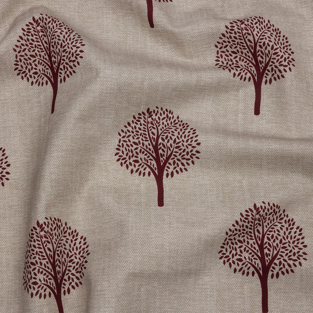 Cotton Canvas Print - Mulberry Yew Trees - British Imported Cotton Canvas Print - Mulberry Yew Trees - British Imported