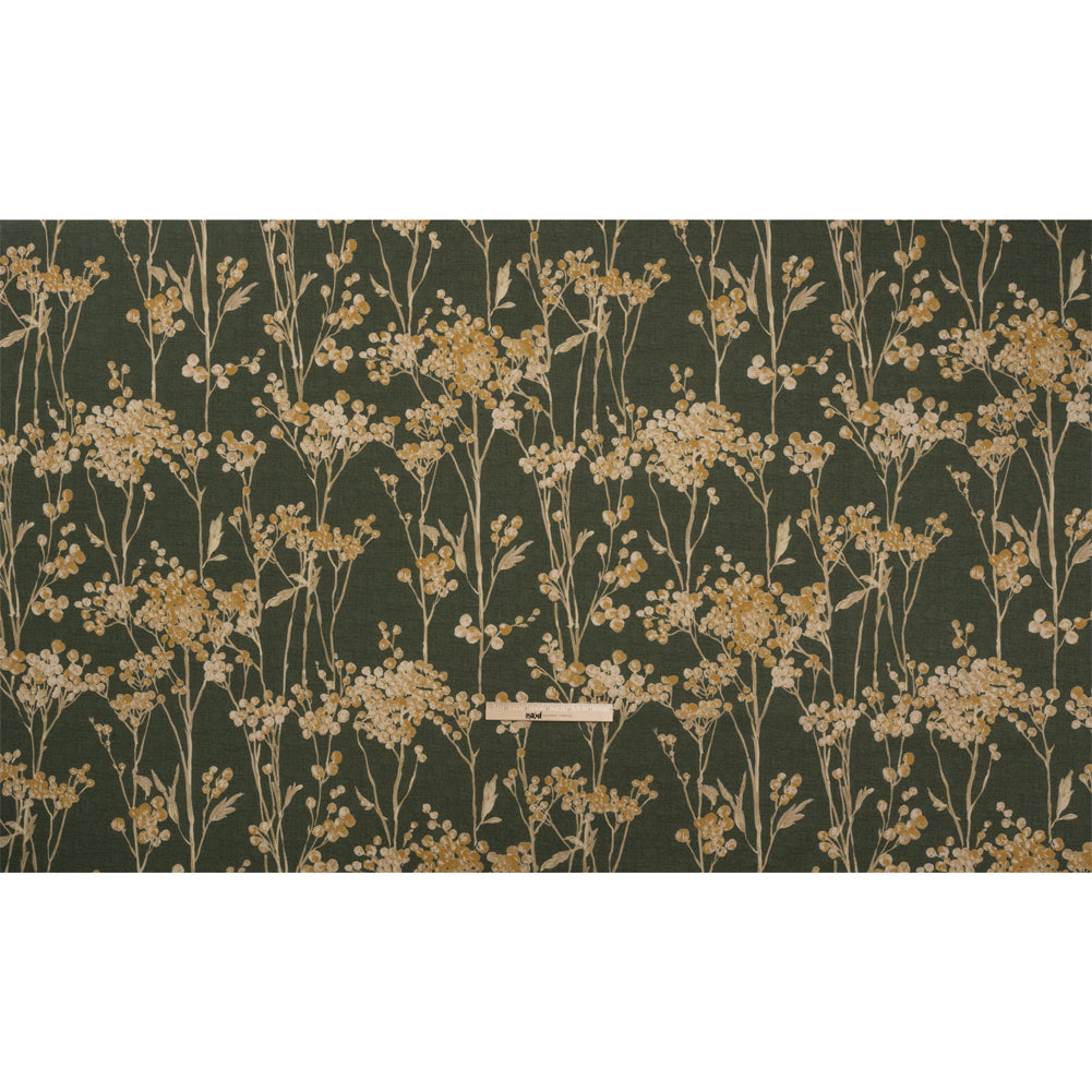 Cotton Canvas Print - Forest Berry Stems - British Imported Full Cotton Canvas Print - Forest Berry Stems - British Imported Full