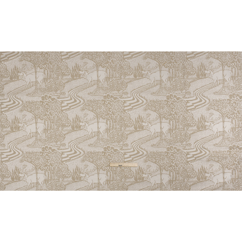 Drapery Jacquard - Natural Pastoral Scenes - British Imported Full Drapery Jacquard - Natural Pastoral Scenes - British Imported Full