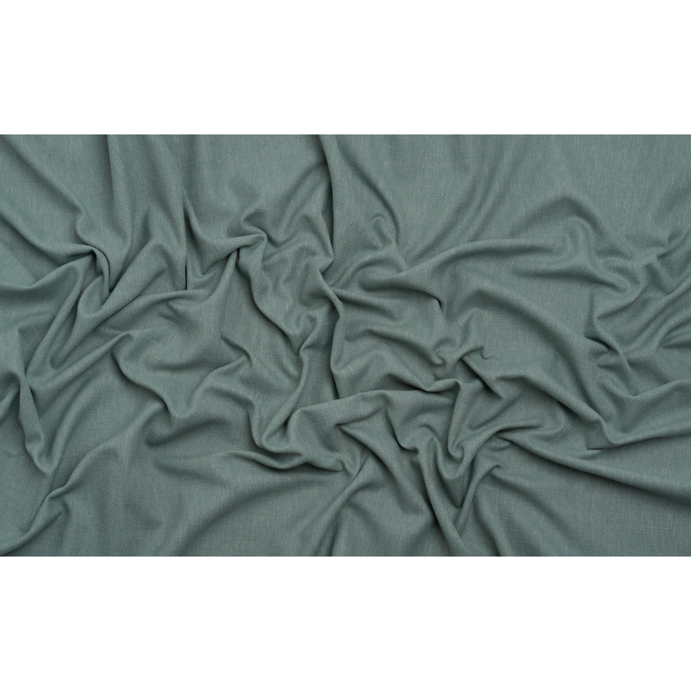Linen Look Recycled Polyester and Cotton Woven - Azure - British Imported - Full Linen Look Recycled Polyester and Cotton Woven - Azure - British Imported - Full