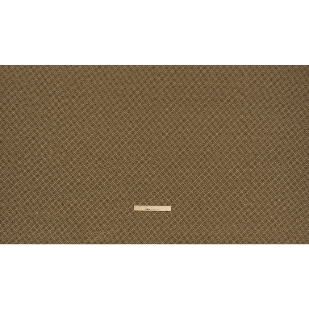 Diamond Tiles Recycled Polyester and Cotton Drapery Jacquard - Brass - British Imported Full Diamond Tiles Recycled Polyester and Cotton Drapery Jacquard - Brass - British Imported Full