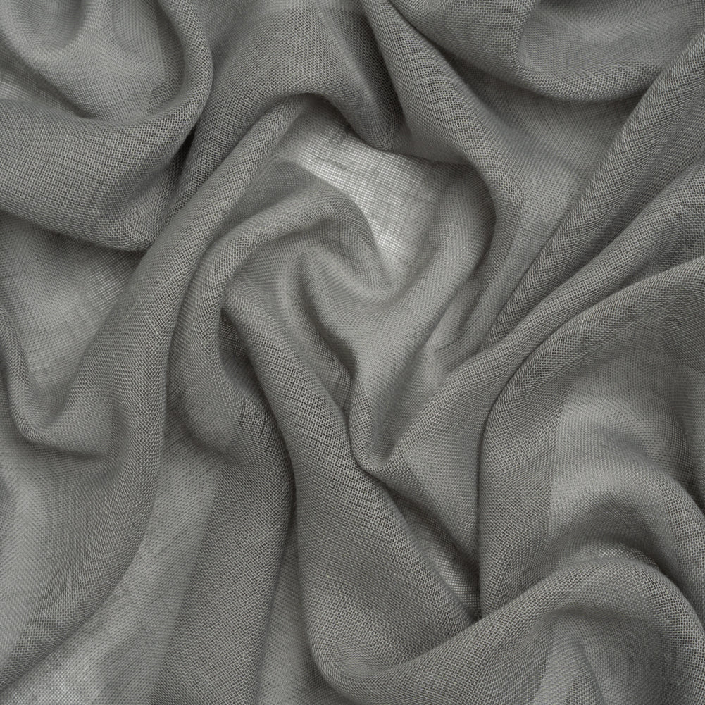 Gauzy Linen Blend Drapery Sheers Woven 118" - Graphite - British Imported Gauzy Linen Blend Drapery Sheers Woven 118" - Graphite - British Imported