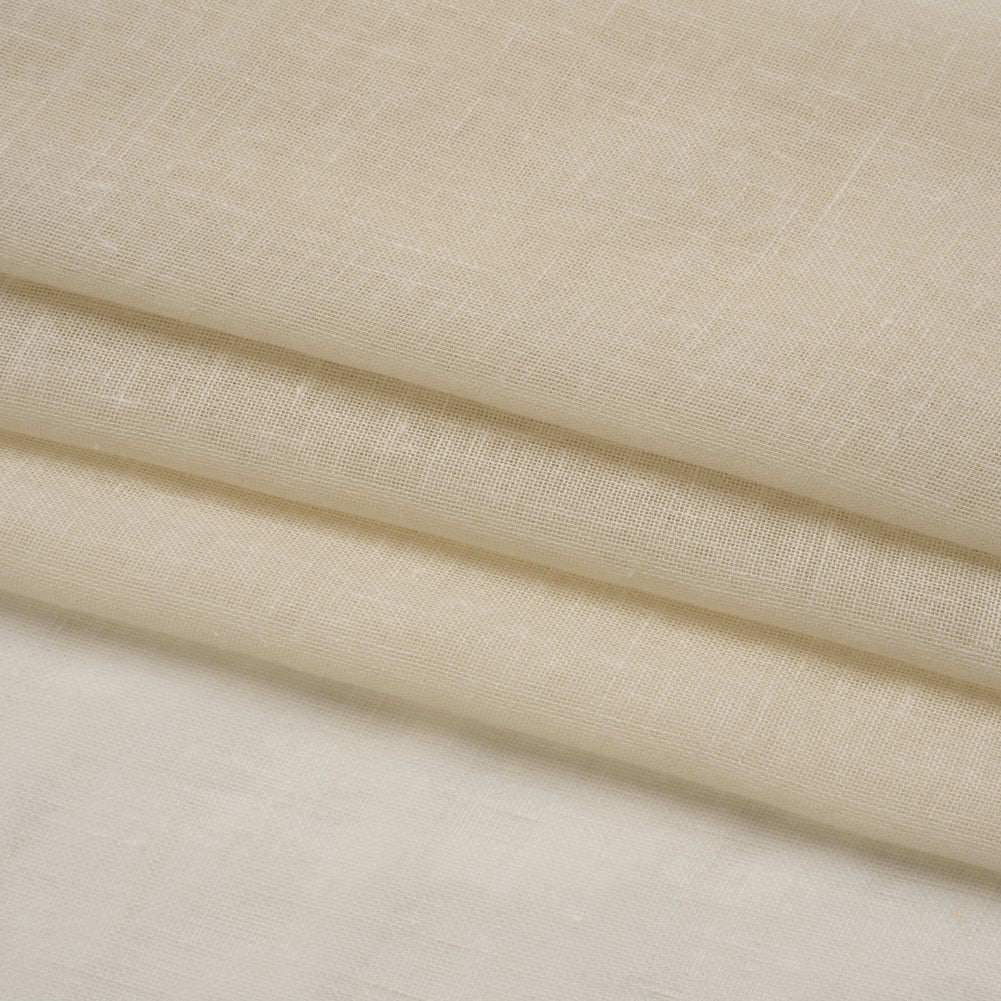 Gauzy Linen Blend Drapery Sheers Woven 118" - Linen - British Imported Folded Gauzy Linen Blend Drapery Sheers Woven 118" - Linen - British Imported Folded