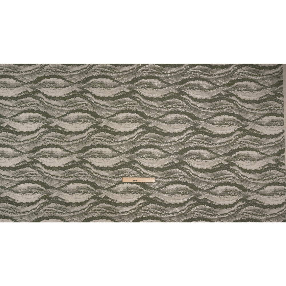 Recycled Polyester Jacquard - Forest Landscape Spots - British Imported Full Recycled Polyester Jacquard - Forest Landscape Spots - British Imported Full