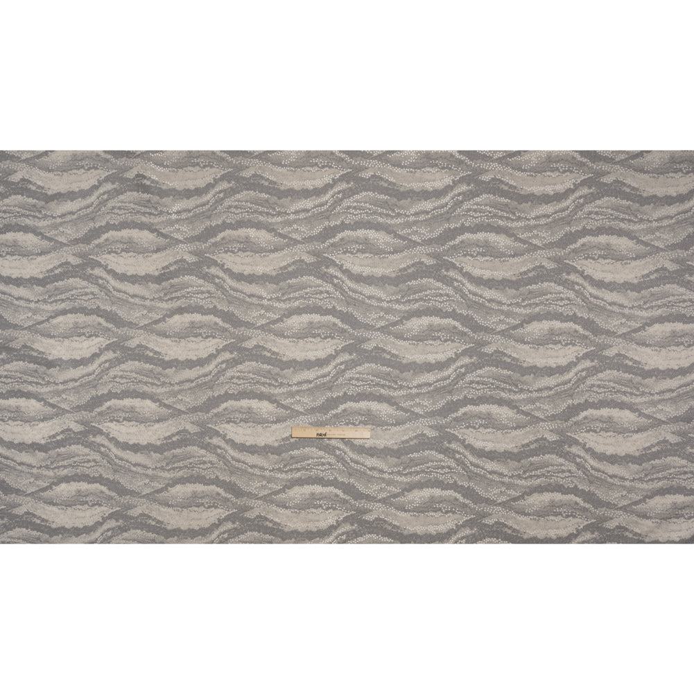 Recycled Polyester Jacquard - Slate Landscape Spots - British Imported Full Recycled Polyester Jacquard - Slate Landscape Spots - British Imported Full