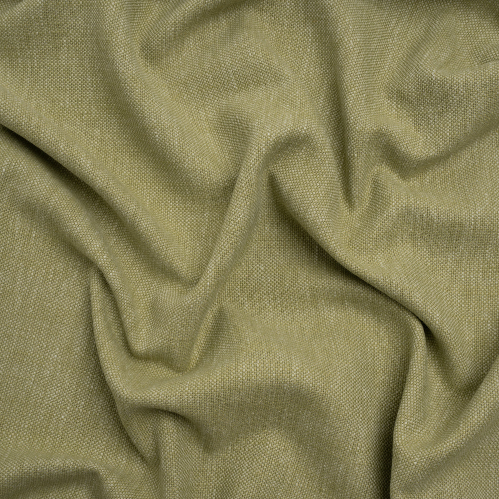 Linen Look Recycled Polyester and Cotton Woven - Pistachio - British Imported Linen Look Recycled Polyester and Cotton Woven - Pistachio - British Imported