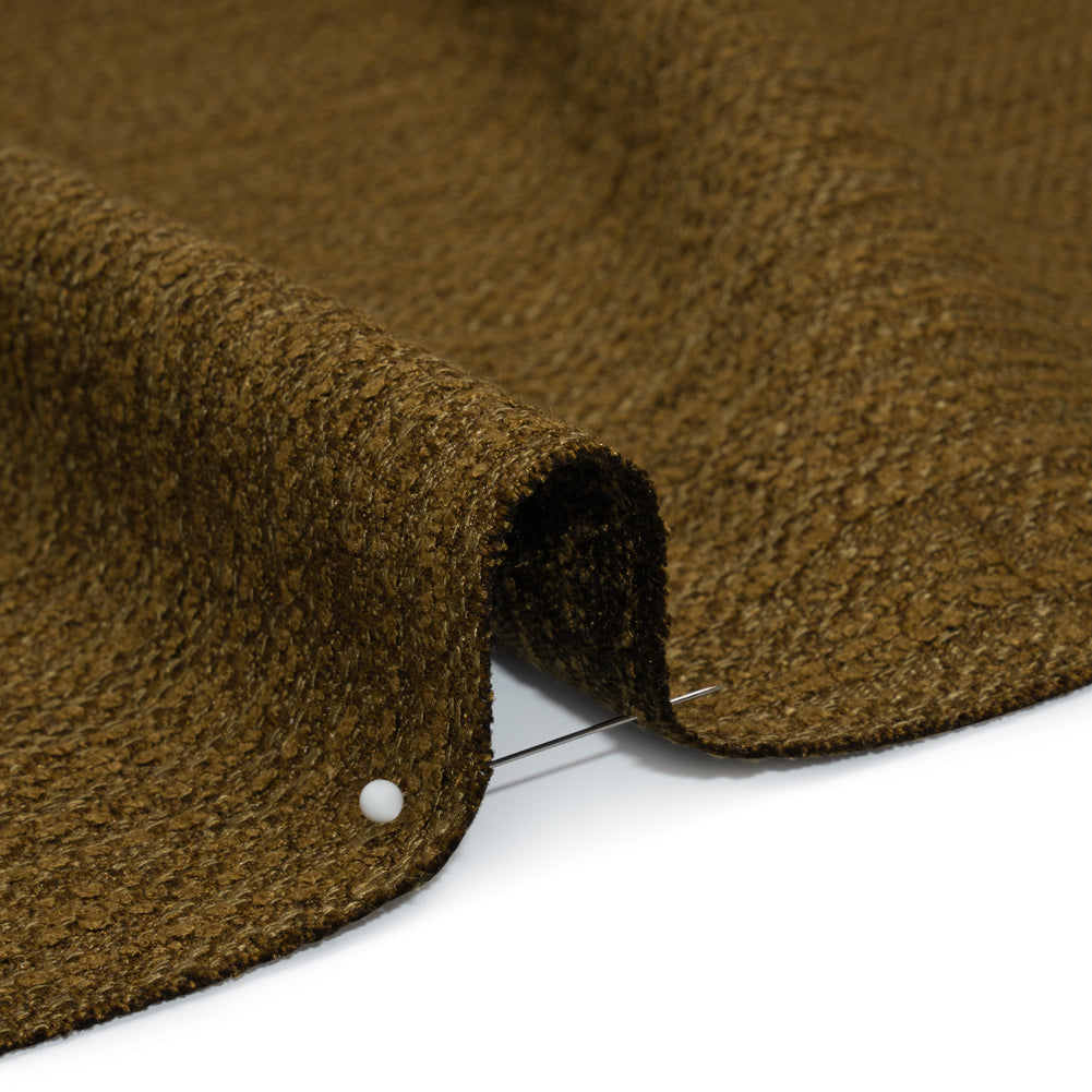 Textured Recycled Polyester Woven - Caper Boucle Stripes - British Imported - Detail Textured Recycled Polyester Woven - Caper Boucle Stripes - British Imported - Detail