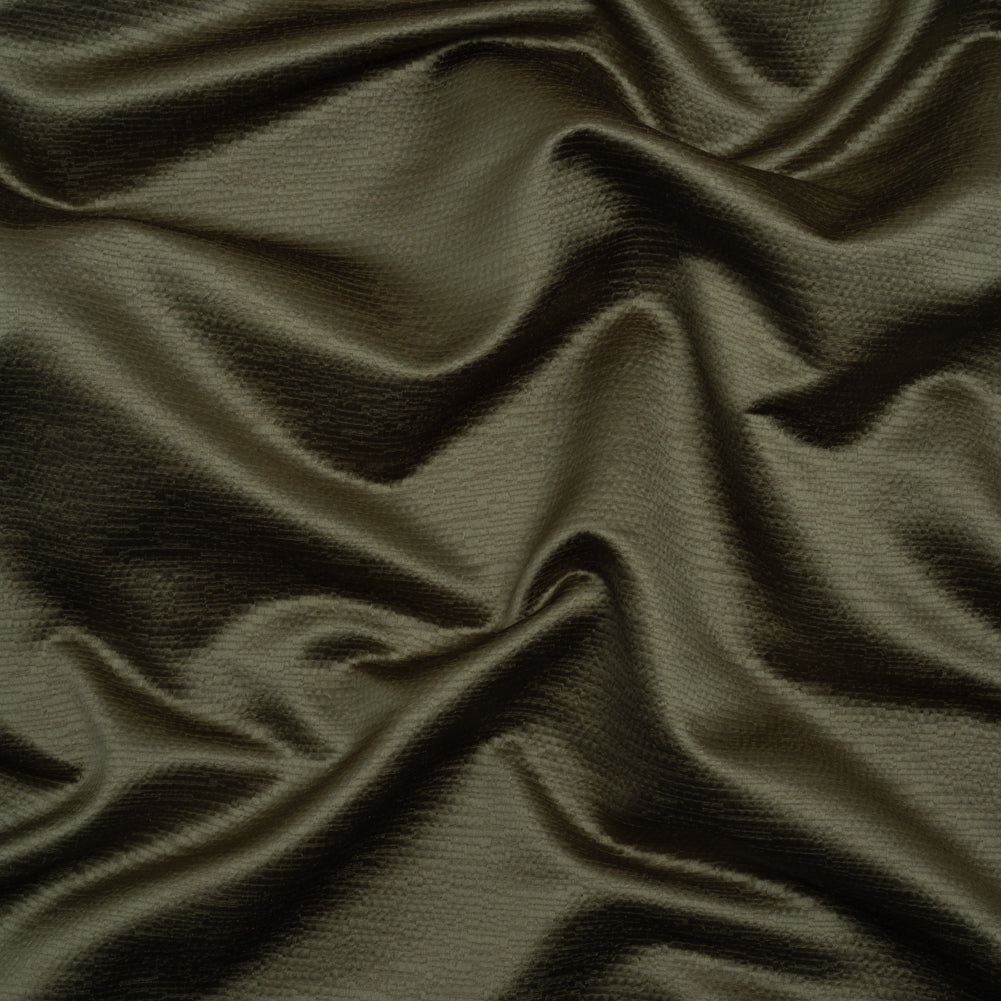 Luminous Textural Recycled Polyester Woven - Seaweed - British Imported Luminous Textural Recycled Polyester Woven - Seaweed - British Imported