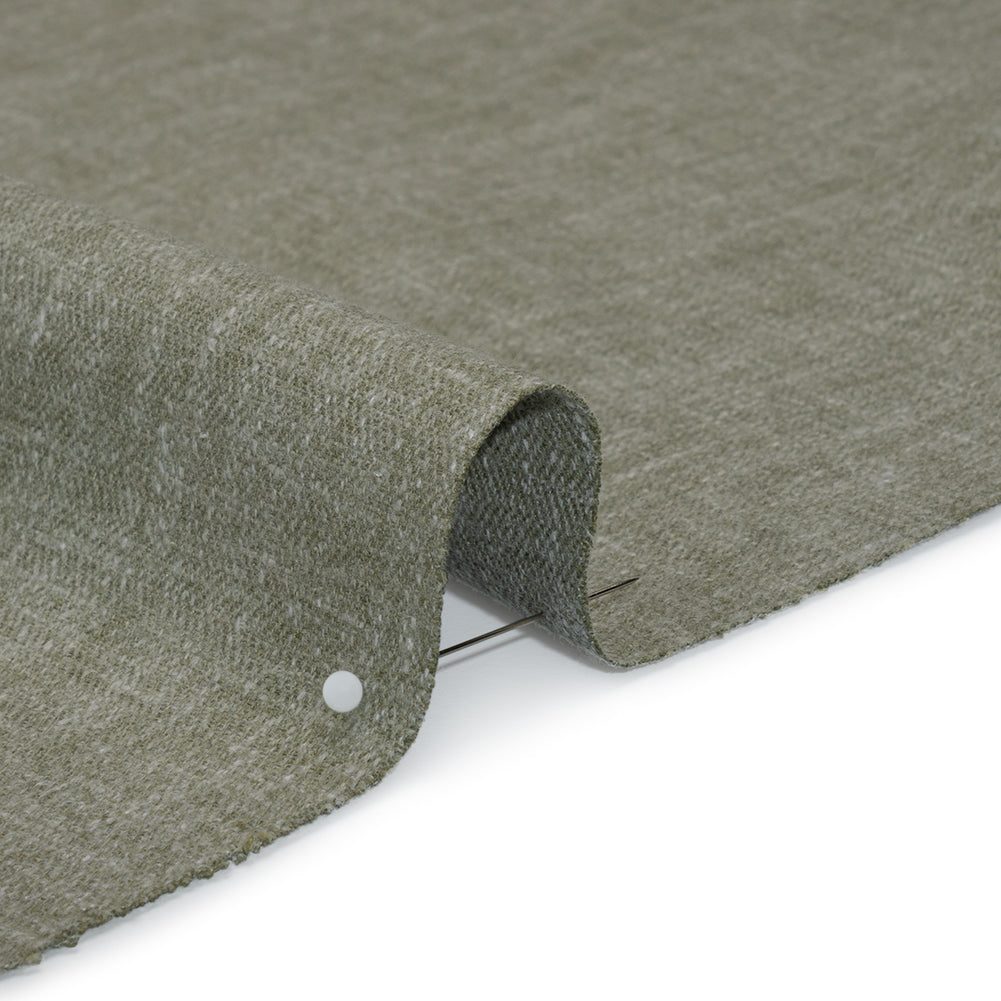 Recycled Polyester Drapery Woven - Eucalyptus - British Imported - Detail Recycled Polyester Drapery Woven - Eucalyptus - British Imported - Detail