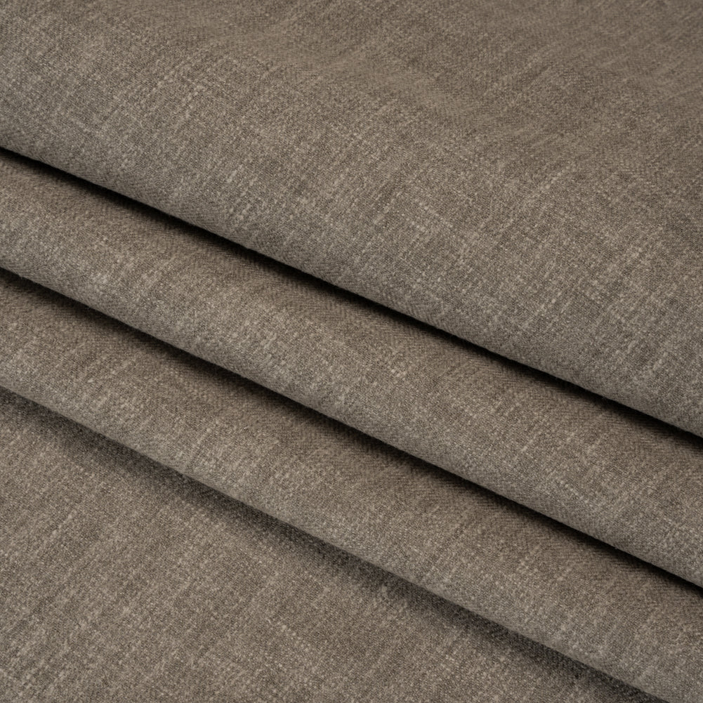 Recycled Polyester Drapery Woven - Fawn - British Imported - Folded Recycled Polyester Drapery Woven - Fawn - British Imported - Folded