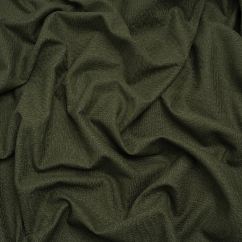 Recycled Polyester Drapery Woven - Olive - British Imported Recycled Polyester Drapery Woven - Olive - British Imported