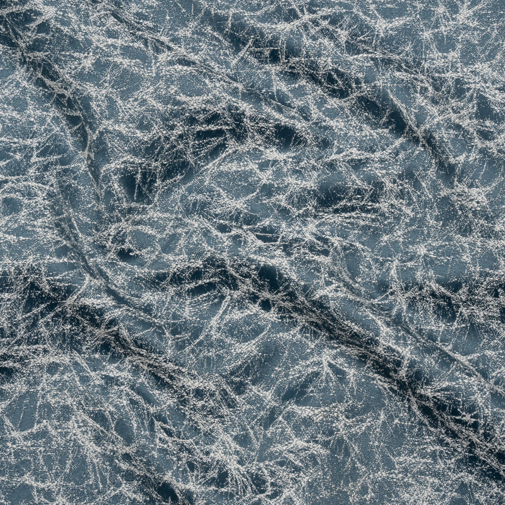 Satin-Faced Jacquard - Danube Cracked - British Imported) Satin-Faced Jacquard - Danube Cracked - British Imported)