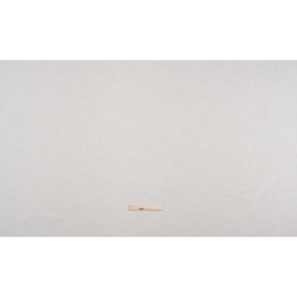 Recycled Polyester Home Decor Twill - Chalk Herringbone - British Imported - Full Recycled Polyester Home Decor Twill - Chalk Herringbone - British Imported - Full