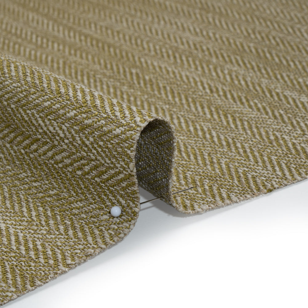 Recycled Polyester Home Decor Twill - Leaf Herringbone - British Imported - Detail Recycled Polyester Home Decor Twill - Leaf Herringbone - British Imported - Detail