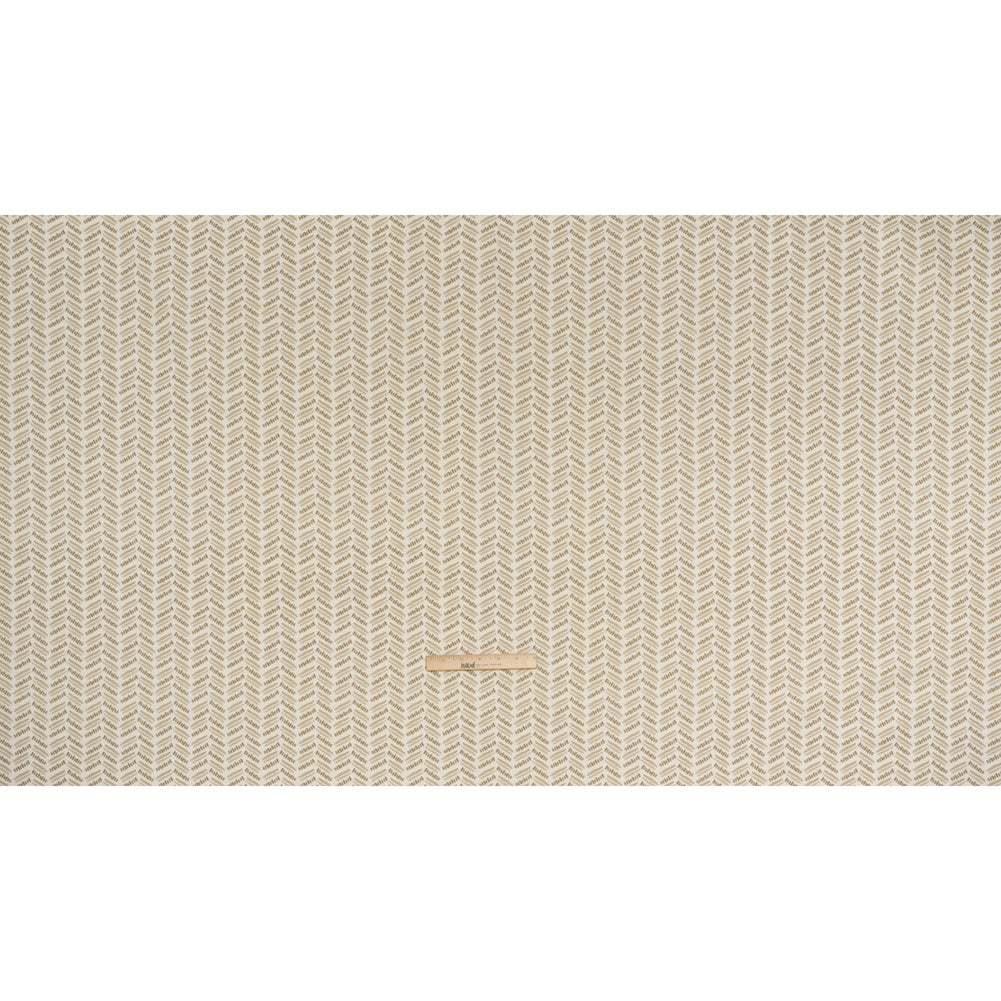 Cotton and Linen Canvas Print - Natural Watercolor Herringbone Chevron - British Imported Full Cotton and Linen Canvas Print - Natural Watercolor Herringbone Chevron - British Imported Full