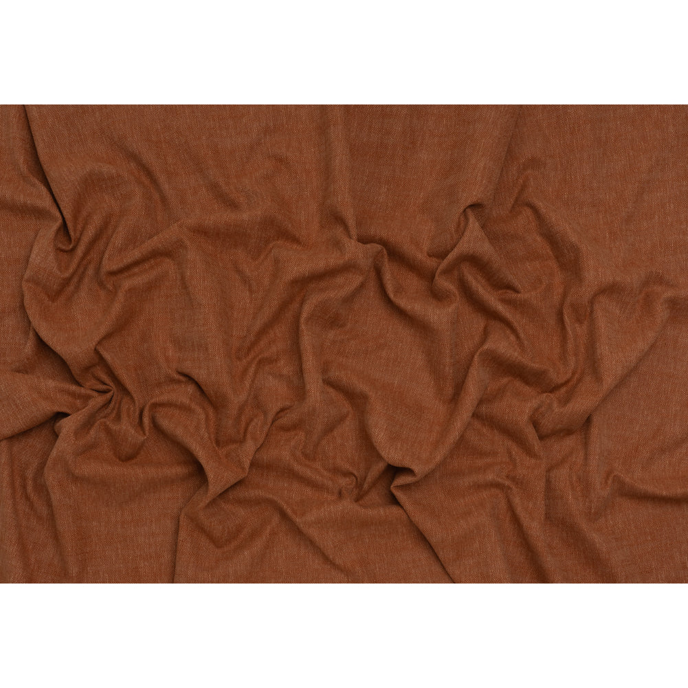 Slubbed Recycled Polyester Home Decor Woven - Ginger Heathered - British Imported - Full Slubbed Recycled Polyester Home Decor Woven - Ginger Heathered - British Imported - Full