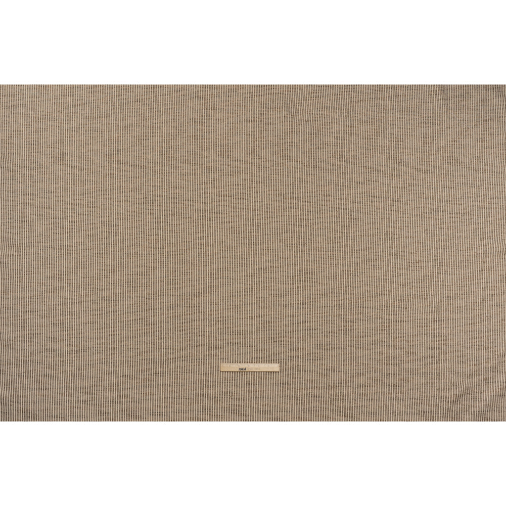 Polyester Boucle Woven - Fawn Stripes - British Imported - Full Polyester Boucle Woven - Fawn Stripes - British Imported - Full