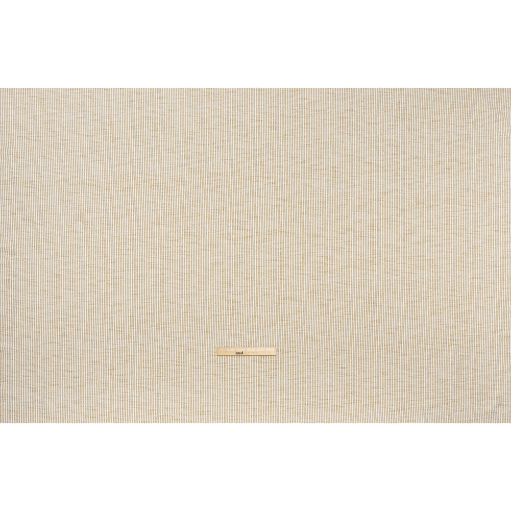 Polyester Boucle Woven - Oatmeal Stripes - British Imported - Full Polyester Boucle Woven - Oatmeal Stripes - British Imported - Full