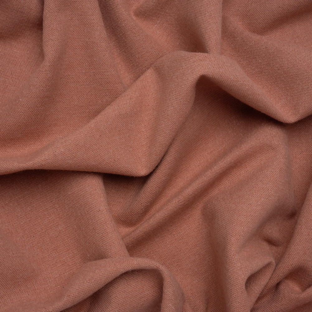 Brushed Cotton and Linen Woven - Blush - British Imported Brushed Cotton and Linen Woven - Blush - British Imported