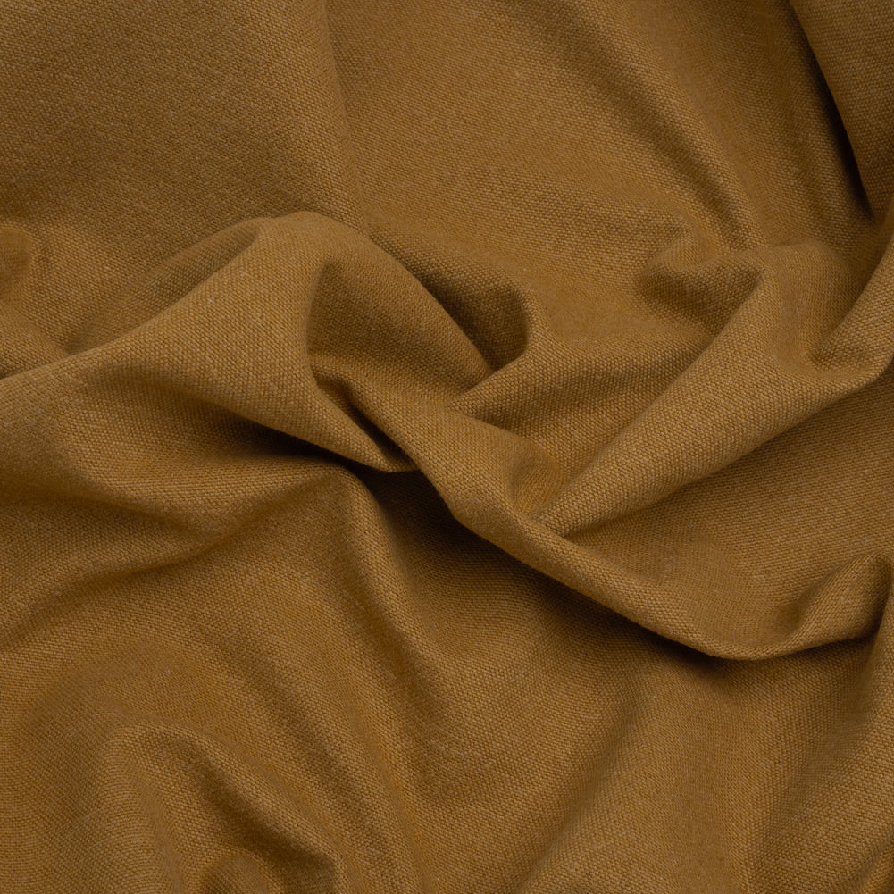 Double Wide Brushed Cotton and Linen Woven - Cumin - British Imported Double Wide Brushed Cotton and Linen Woven - Cumin - British Imported