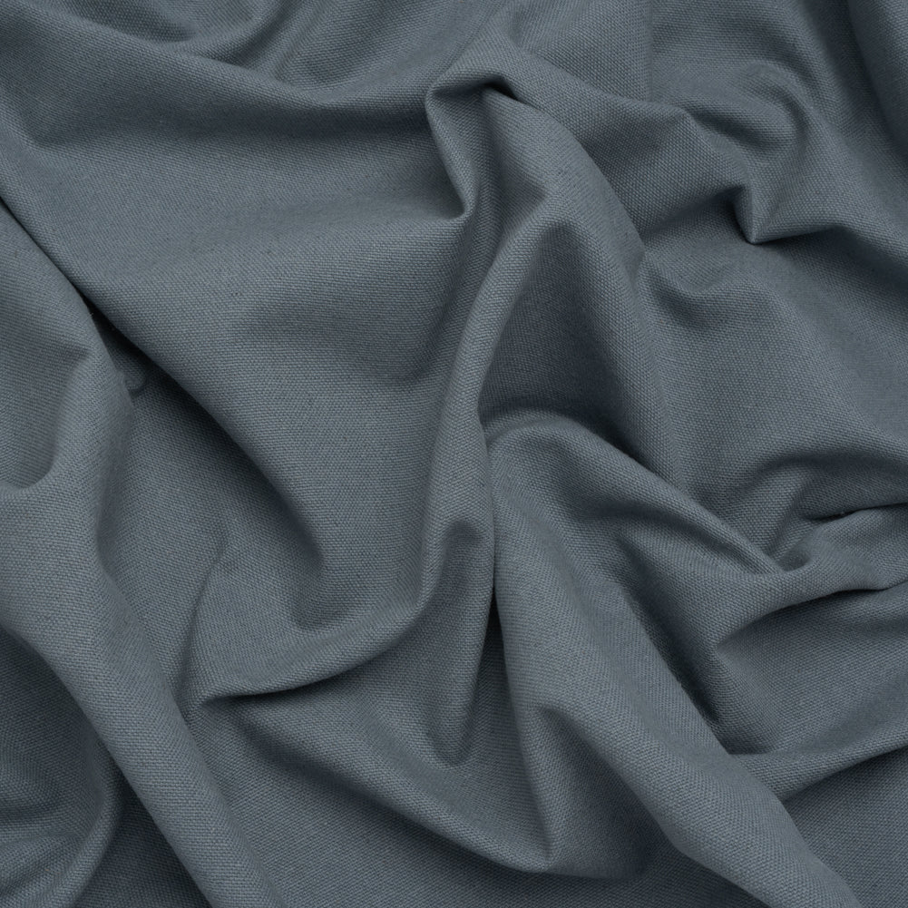 Brushed Cotton and Linen Woven - Denim - British Imported Brushed Cotton and Linen Woven - Denim - British Imported