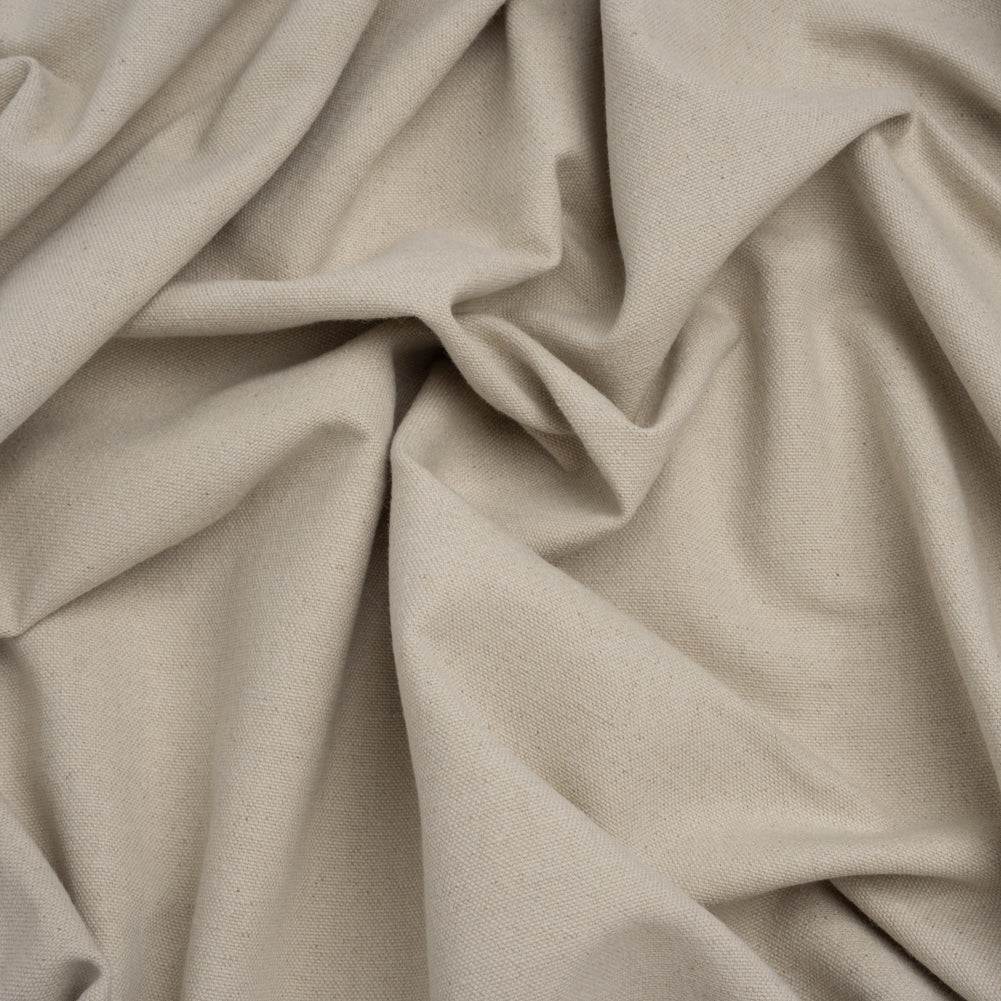 Brushed Cotton and Linen Woven - Dove - British Imported Brushed Cotton and Linen Woven - Dove - British Imported